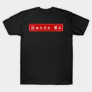 vintage retro plate Banda Ms T-Shirt